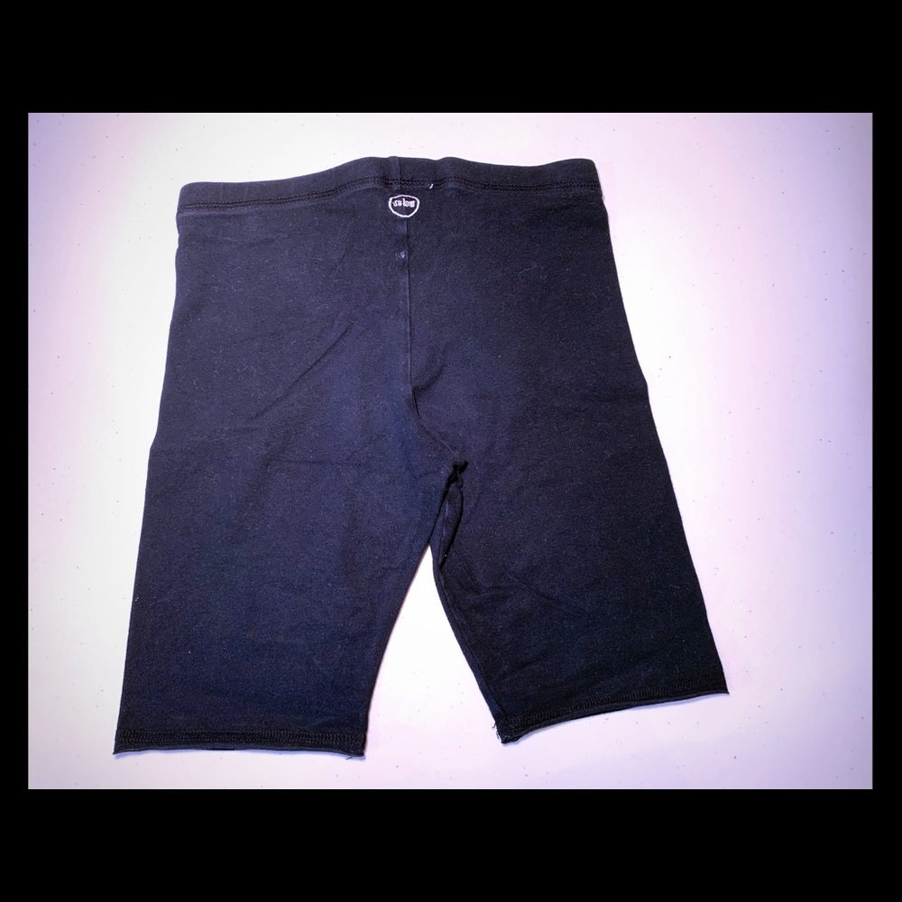 So Love Black Biker Shorts Girls Medium 10/12